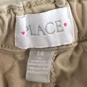 The children place school uniform for girls